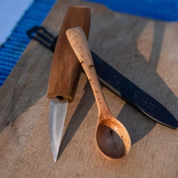 GTBL 7Pcs Wood Carving Kit Rezbárske Nástroje Whittling Auta Vrátane Dreva Nožom, Kožené obťahovací remeň, Leštenie Zložených