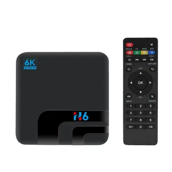 H6 4G Sim karty 4 gb 32 gb Smart Tv Box Android 8.1 6K Allwinner H6 Set-Top Box 2.4 G Wifi, Bluetooth 4.0, Usb3.0 Media Player(Eú Zástrčky)