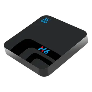 H6 4G Sim karty 4 gb 32 gb Smart Tv Box Android 8.1 6K Allwinner H6 Set-Top Box 2.4 G Wifi, Bluetooth 4.0, Usb3.0 Media Player(Eú Zástrčky)