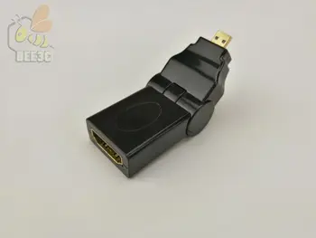 HDMI female na Mikro Adaptér HDMI prevodník 180 stupňov uhol 1080p 1.4 pre tablet pc, tv Fotoaparát, mobilný telefón adaptér hdmi 300PCS