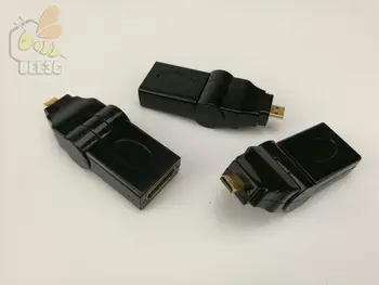 HDMI female na Mikro Adaptér HDMI prevodník 180 stupňov uhol 1080p 1.4 pre tablet pc, tv Fotoaparát, mobilný telefón adaptér hdmi 300PCS