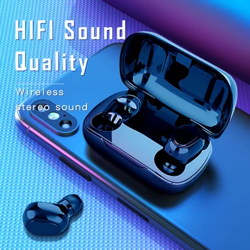 Headset Bluetooth na ucho headset Bluetooth L21 L2 wireless headset, handsfree headset stereo hra headset pre iPhone Samsung 56277