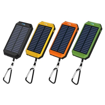 HK LiitoKala Lii-D004 Solar Power Bank 20000 mAh Duálny USB Nabíjačka Ľahšie Nabíjačka pre Externú Batériu pre Telefón