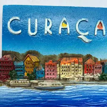 Holandsko Holandsko 3D Chladnička Magnet Turistické Suveníry Curacao Prímorské Krajiny Chladnička Magnetických Nálepiek Domáce Dekorácie