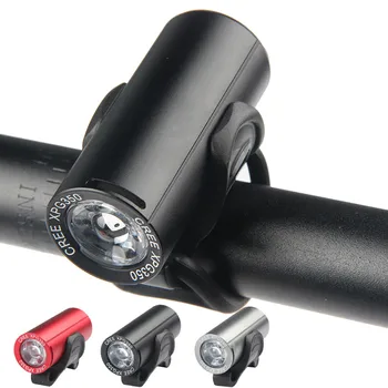 Horský bicykel svetlo nabíjania cez USB osvetlenie bicykel zadné svetlo 350 lumenov svetla vodotesný rám baterka vstavanej batérie.