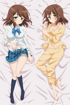 Horúce anime Garu Furendo Kakko Kari znaky Erena Mochizuki & Fumio Murakami vankúš priateľka Beta telo obliečka na Vankúš