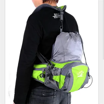 Horúce kúpiť pack vodeodolného nylonu taška veľká kapacita cestovné žena multi-function vysoký stupeň pás taška doprava Zadarmo