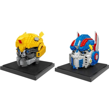 Horúce Lepining technic klasické tvorcovia Super Transformáciu Robota Vojny Čmeliaky Bee Svetlo mini Micro Diamond Blokov tehly hračky darček