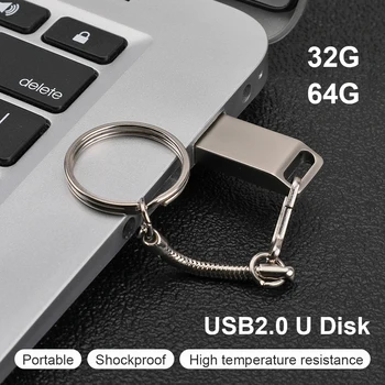 HS1801 USB 2.0 Flash Disk 32GB 64GB Nepremokavé USB kl ' úč Prenosný Mini USB Stick флешка Darček pre PC, Notebook Inteligentného Zariadenia