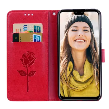 Huawei Y9 2019 Prípade 6.5 palcový Luxusné Kožené Peňaženky Telefón puzdro Na Huawei Y9 2019 JKM-LX3 JKM-LX1 Y 9 Y9 2019 Prípade Flip Cover 16364