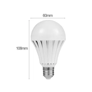 ICOCO 1 Pc 5W Núdzové LED Žiarovky E27 B22 Žiarovka Nabíjateľná Osvetlenie Lampa 220V Magic Domov Camping Lov Núdzové Vonkajšie