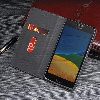 IDEWEI Pre Motorola Moto G5 Luxusné Kožené puzdro Flip puzdro Pre Moto G5 Ochranné Telefón Prípade Retro Zadný Kryt