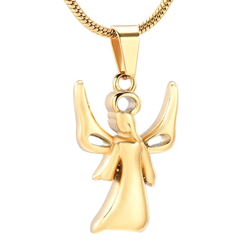 IJD9948 little Angel Víla Kremácie popol náhrdelník z Nehrdzavejúcej Ocele drahocenná pamiatka Pamätník Urč Náhrdelník pre Ženy