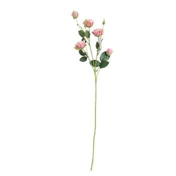 IN Štýl Umelé Kvety Jediný Svadobný Kvet Pobočky Rose Domáce Dekorácie Strane Kvet Stenu