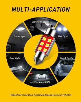 Interiérové LED Auto Svetlá Na Renault grand kangoo kw01 scénické 2 jm01 3 jz01 4 r9 kaptur h5 auto príslušenstvo, žiarovka bez chýb 12669