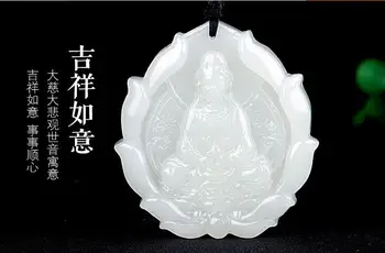 Jade náhrdelník z Maitreya a Buddha je Jade Náhrdelník s Príveskom 22651