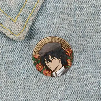 Japonsko, Anime Bungo Túlavých Psov Brošňa Cartoon Pin Príslušenstvo Pre Oblečenie, Klobúk Batoh Dekorácie Harajuku Odznaky 1380