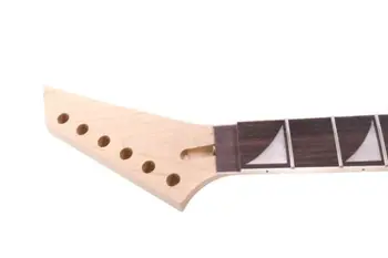 Javor Krku Gitary 24Fret 25.5 palcový nedokončené Rosewood Hmatník Shark Fin Vložkou