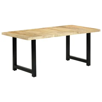 Jedálenský Stôl 180x90x76 cm Pevné Mango Dreva, Jedálne, Stoly