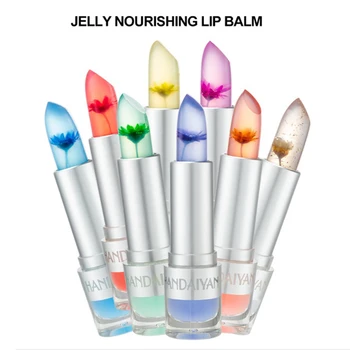 Jelly Kvet Balzam Na Pery, Make-Up Teplota Zmenila Farbu Rúžu Dlhodobý Hydratačný Lesk Na Pery Na Pery Kozmetika Starostlivosti