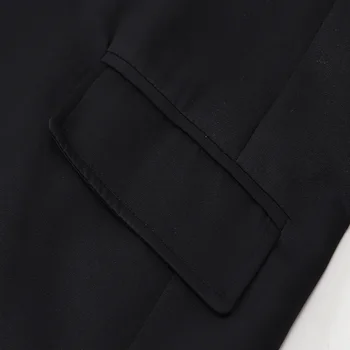 Jeseň nový štýl sako ženy voľné Britský štýl office späť split oblek