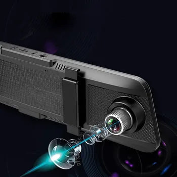 K200 Auto DVR G30 Auto Fotoaparát 11.66-Palcový Vysoko Nočné Videnie Zadné Duálny Záznam Jazdy Záznamník LCD Full High Definition 1440P