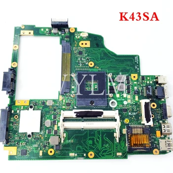 K43SA HM65 DDR3 doske REV 2.0 Pre ASUS A43S X43S K43S A43SA Notebook základná doska základná DOSKA Testované Pracovných doprava zadarmo