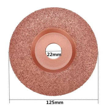 Karbid volfrámu Tvarovanie Taniera 125 mm Priemer 22 mm Vŕtanie Dreva Tvarovanie Disk drevorezbárstvo Disk uhlovú Brúsku Disk