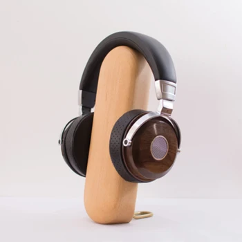 Kashcy Pevnej Drevenej Orech & Mosadze pre Herné Audio-Over-Ear Bluetooth Slúchadlá Slúchadlá Stojan, Držiak na Podporu Hráč 20231