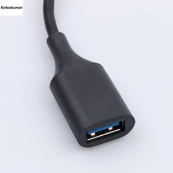 Kebidumei 5 ks/Veľa Micro USB-C 3.1 Typ C Samec na USB 3.0 Kábel Adaptéra USB OTG kábel, Nabíjačka Sync Nabíjací kábel