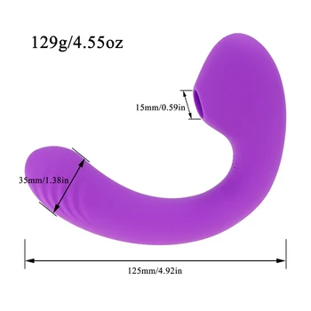 Klitorálny Sania Dildo Vibrátor Nositeľné G Mieste Klitoris Stimulátor Ohybný 10 Vibračných Režimov Nepremokavé Orálny Sex Hračky pre Ženy