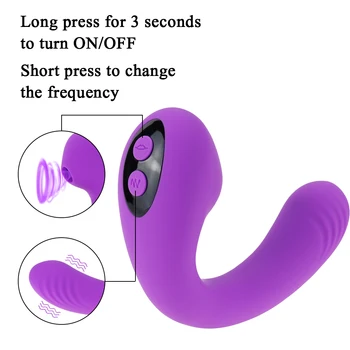 Klitorálny Sania Dildo Vibrátor Nositeľné G Mieste Klitoris Stimulátor Ohybný 10 Vibračných Režimov Nepremokavé Orálny Sex Hračky pre Ženy