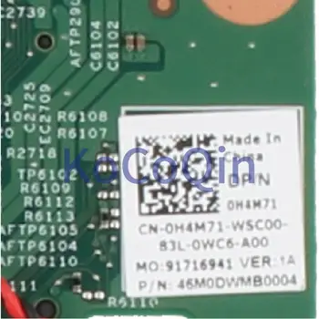 KoCoQin notebook základná Doska Pre DELL Inspiron 3185 AM922 Doske CN-0H4M71 0H4M71 17877-1 DDR4 TEST OK