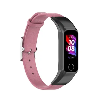 Kožené Hodinky Pásmo Pre Huawei Honor 4 5i Nahradenie Náramok na Zápästie watchband s Módne strieborné spony, Športové Náramky