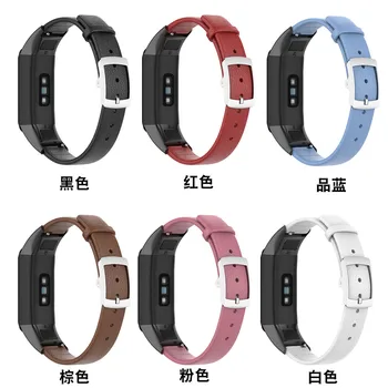 Kožené Hodinky Pásmo Pre Huawei Honor 4 5i Nahradenie Náramok na Zápästie watchband s Módne strieborné spony, Športové Náramky