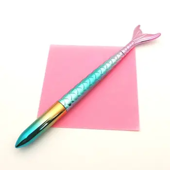 Kreatívne Farby Krásne Fishtail Tvar Gélové Pero Cartoon Ryby Styling Pero Študent Čerstvé Gradient Farba Rybí Chvost Guľôčkové Pero