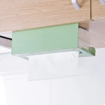 Kreatívne Japonský skrinky závesné papierové uteráky stojan na kuchynské papierové utierky papierové rack kovaného železa tkaniva box zadarmo dierovanie