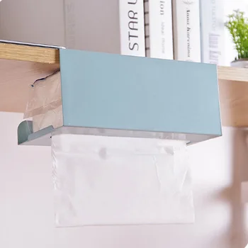 Kreatívne Japonský skrinky závesné papierové uteráky stojan na kuchynské papierové utierky papierové rack kovaného železa tkaniva box zadarmo dierovanie