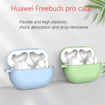 Kryt pre nový Huawei Freebuds pro headset prípade bezdrôtové bluetooth slúchadlá mäkké silikónové anti-drop ochranný plášť Freebuds pro