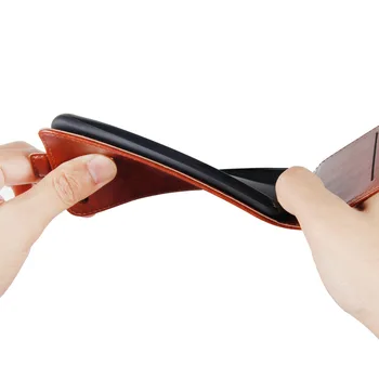 Kryt telefónu LG G8X ThinQ Flip Kožené puzdro Peňaženka Pre LG G8 ThinQ Kryt Telefónu Prípade Coque Pre LG G8 ThinQ Ochranné puzdro 2034