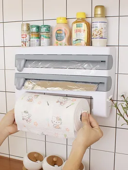 Kuchyňa tkaniva rack rolka papiera modul č punč tvorivé visí modul čerstvej-vedenie polica papier rack film skladovanie