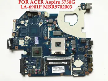 Kvalitný notebook základná doska pre ACER Aspire 5750G P5WE0 LA-6901P MBR9702003 HM65 PGA989 DDR3 Plne testované 9881
