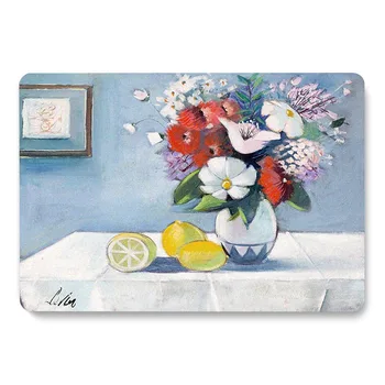 Kvetinové Vázy Citrón Umenie Maľba Vzor Notebook Prípad Pre MacBook Pro Retina Vzduchu 12 13.3 15inch Nové Pro 16 Kryt Plášťa