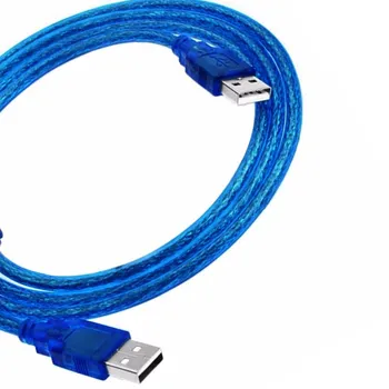 Kábel USB 2.0 Typu A Samec na Male Kábla 0,3 m 0,5 m 1m 1,5 m 3 m 5 m Kábel USB High Speed 480Mbps USB Dátový Kábel na Prenos údajov