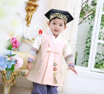 Kórejský Dovezené Textílie Chlapcov Prvé Narodeniny kórejské Oblečenie / High-grade Deti je Nové kórejské Oblečenie Pás Móda