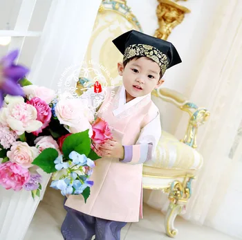 Kórejský Dovezené Textílie Chlapcov Prvé Narodeniny kórejské Oblečenie / High-grade Deti je Nové kórejské Oblečenie Pás Móda