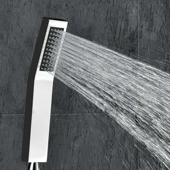 Kúpeľňa Luxusné Dážď Mixér Sprcha Combo Sada na Stenu Zrážok Sprcha Hlavu Systém Pevná sprchové batérie, ventil ,Leštený Chróm
