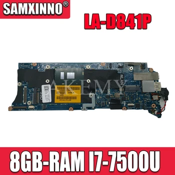LA-D841P Notebook základná doska Pre DELL XPS-13 9350 pôvodnej doske 8 GB-RAM I7-7500U