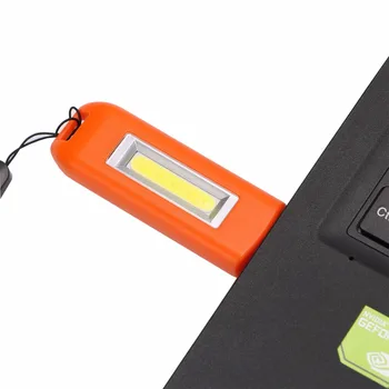 LED Baterka Svetlo KLASU Mini Lampa Kľúč Reťazca Krúžok Keychain Nabíjanie pomocou pripojenia USB Lampa Pochodeň Keyring
