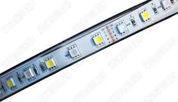 Led pásy RGBW 12V smd 5050 IP65 vodeodolný string flexibilné svetlo pásky pásky domova vonkajšie
